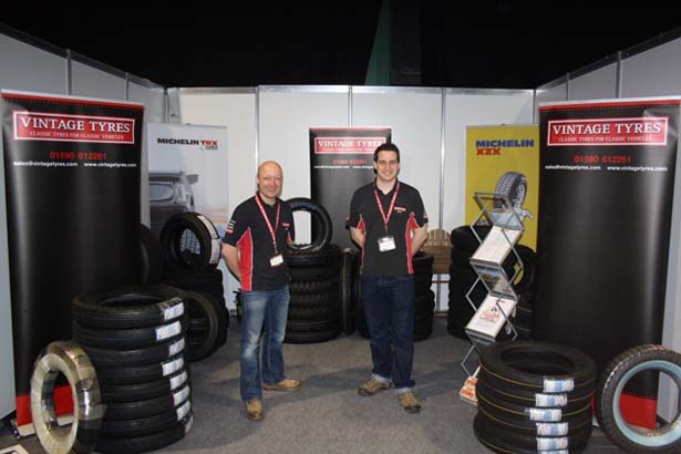Ben Field and David Thompson from Vintage Tyres