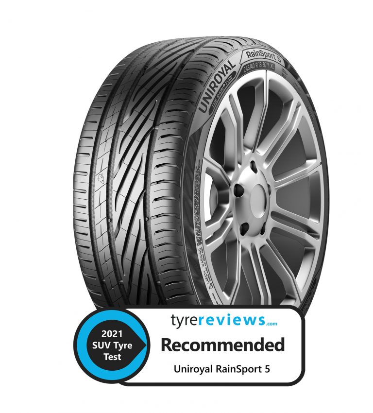 Uniroyal Rainsport 5 finishes third in tyre test TyreTrade.ie