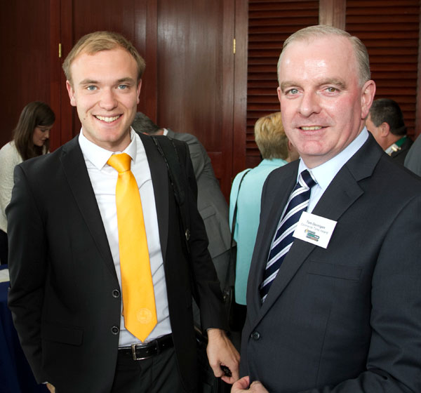 Pictured are;Padraic Dean, Automotive Publication, Felix Ziegler and Tom Dennigan, both from Continental Tyres.