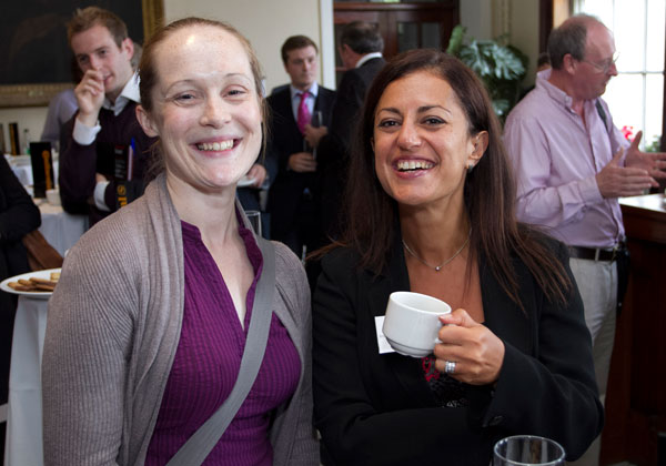 Pictured are Laura Hardy Continental Tyres and Dr. Natasha Merat, Associate Professor at the University of Leeds Based Institute for Transport Studies.