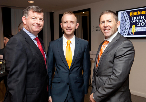 Pictured (L-R): Eddie Ryan , Advanced Pitstop, Mark Griffiths , Continental and John Morgan , Continental.
