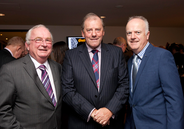 Pictured (L-R): Kevin Farrell, Irish Tyre Industry Association, Brian O'Neill, and Mannix Kennedy, Hella Ireland.